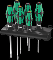 334/6 Rack Screwdriver set Kraftform Plus Lasertip and rack, 6&nbsp;pieces