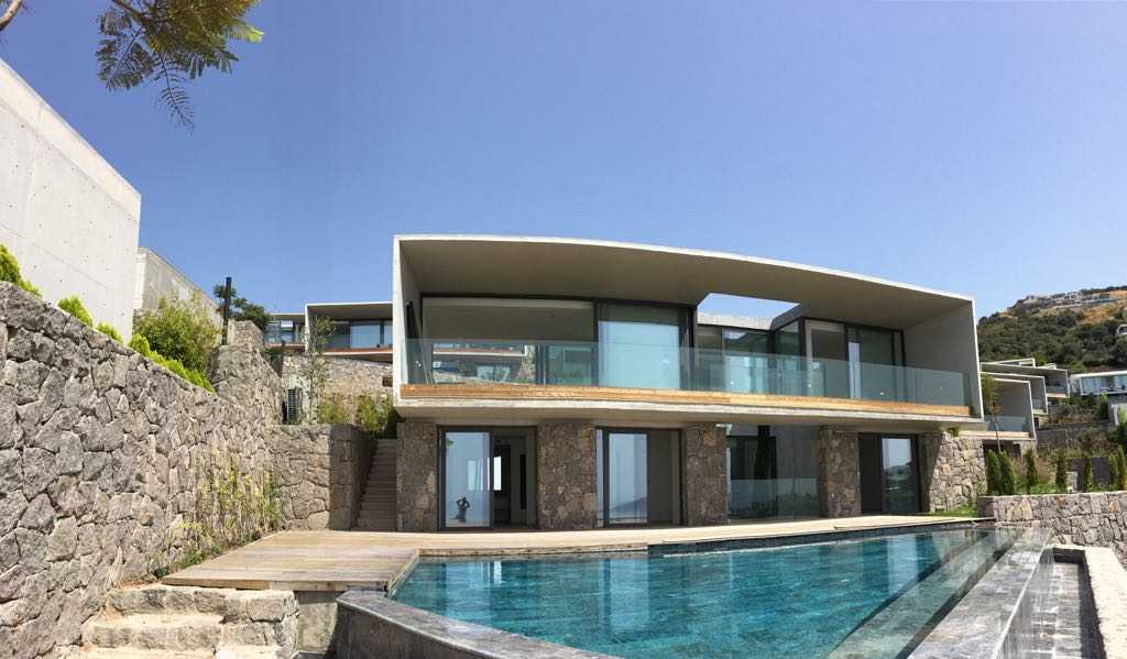 Luxuriöse 5-Bett-Villa Yalikavak mit Meerblick Sea