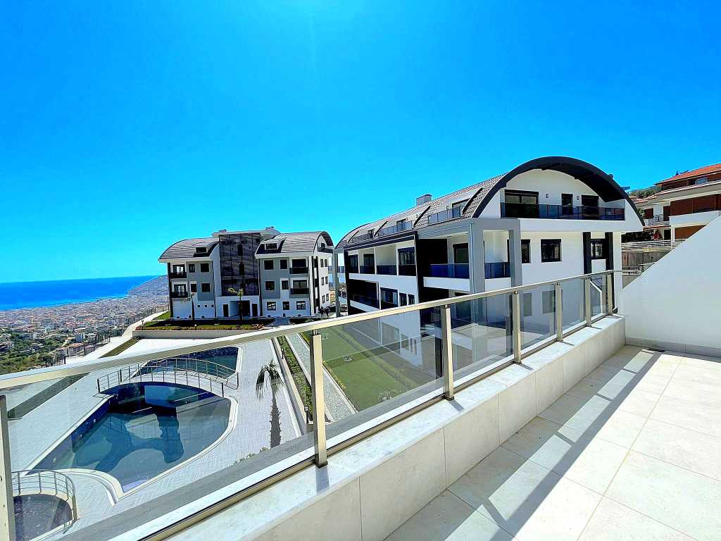 Luxus-Penthouse mit Meerblick in Alanya