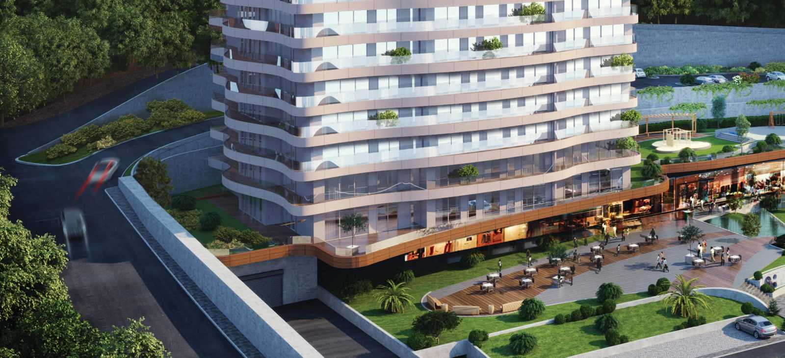 Forest View Apartments - Anatolian Istanbul - Glass balconies
