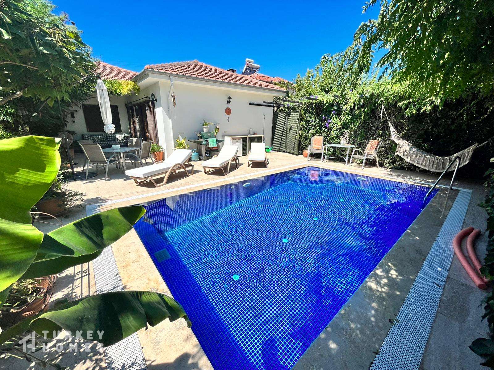 Luxury 3-Bed Dalyan Bungalow - Private walk-in pool