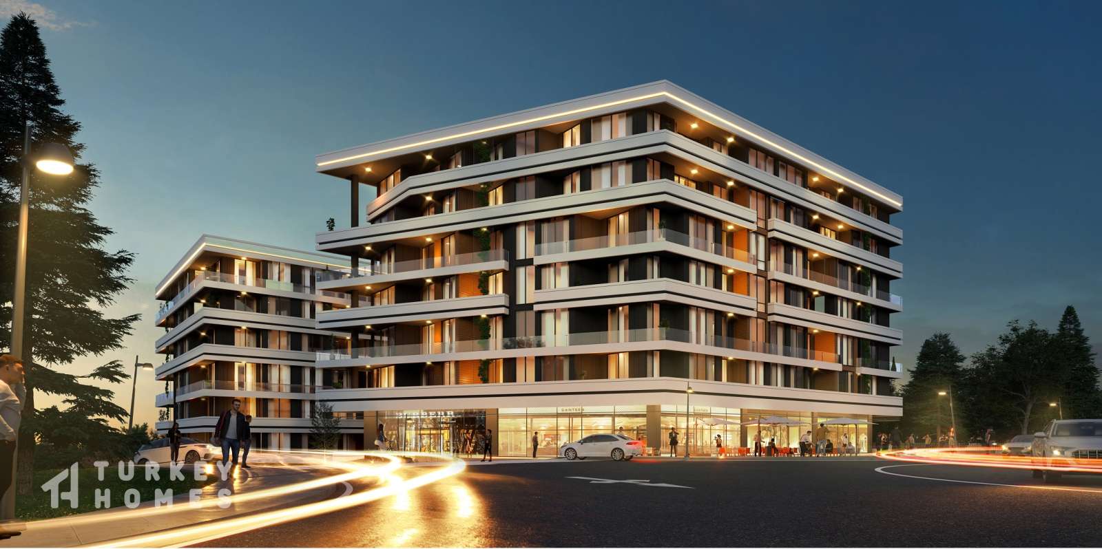 Luxury Apartments In Bursa - Low-rise modern complex