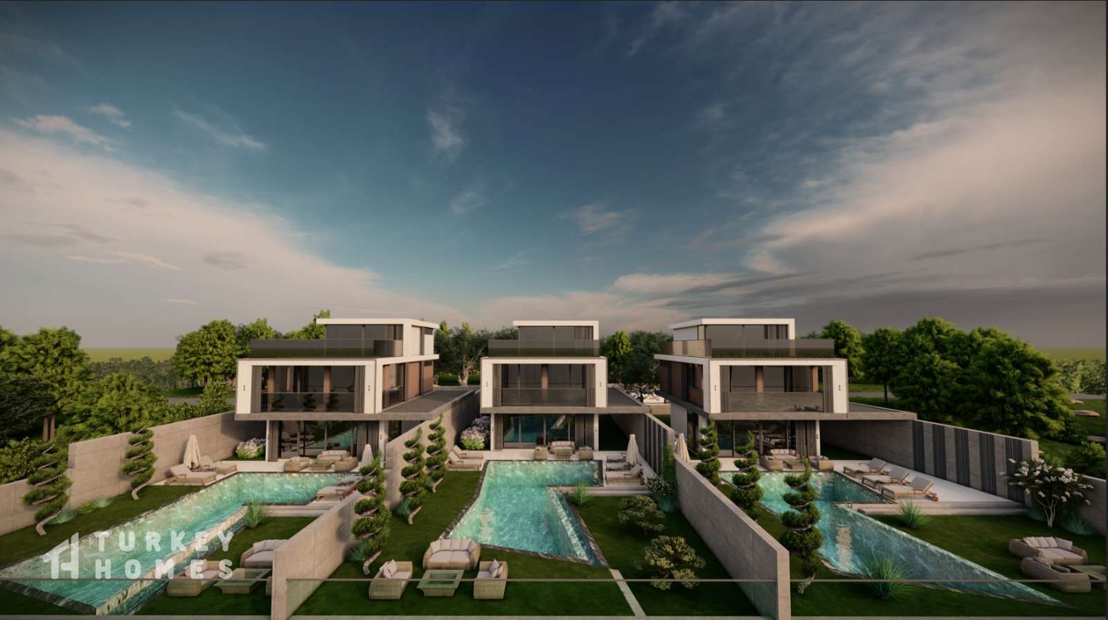 Off-Plan Luxury Villas- Complex View
